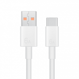 华为6A数据线 USB Type-A转USB Type-C（白色）