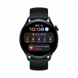 HUAWEI WATCH 3 46mm eSIM独立通话智能手表 心脏与呼吸健康管理 3天强劲续航 体温检测 NFC支付